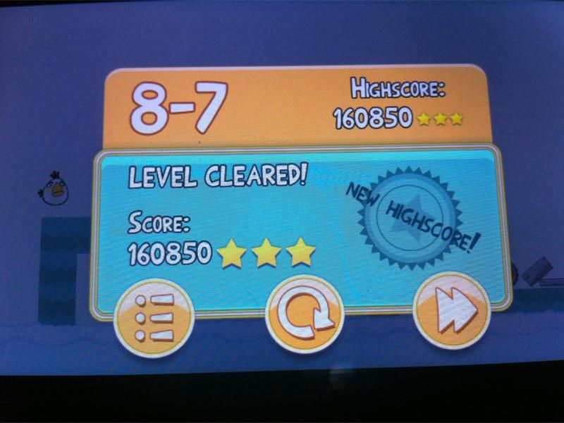 Highest Score On Level 8-7 Of 